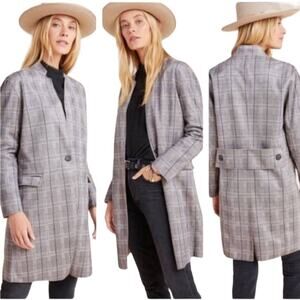 Blank NYC for Anthropologie Plaid Coat